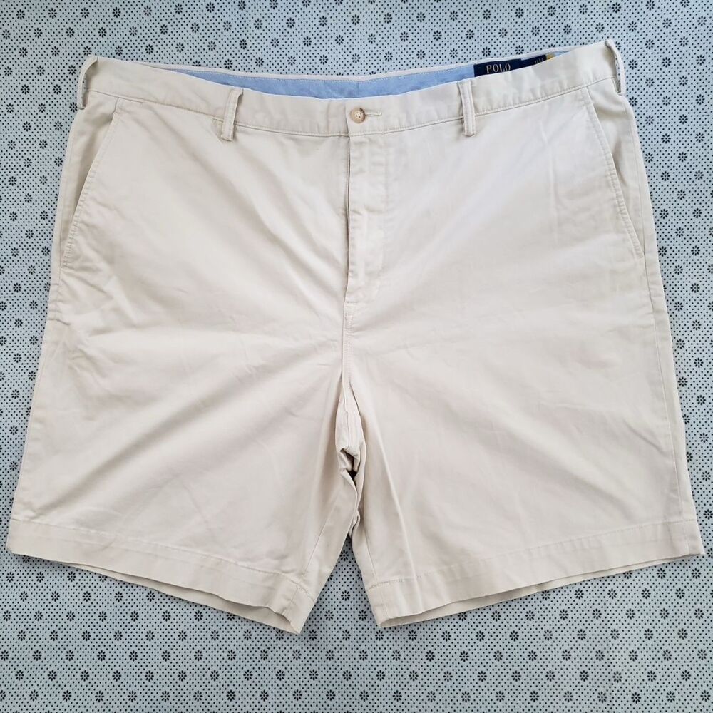 Polo Ralph Lauren Men's Beige Size 42 Classic Fit 9" Chino Shorts